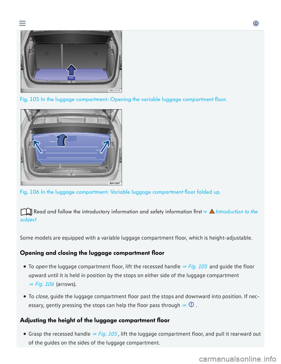 VOLKSWAGEN GOLF 2018  Owners Manual 
