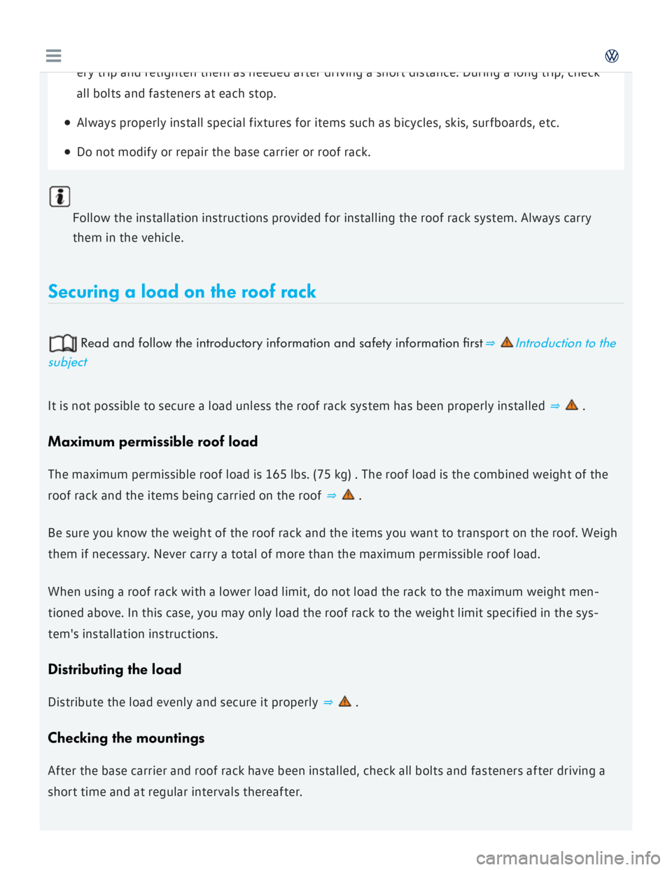 VOLKSWAGEN GOLF 2018  Owners Manual 