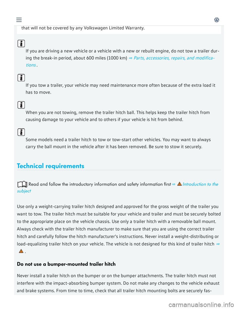 VOLKSWAGEN GOLF 2018  Owners Manual 