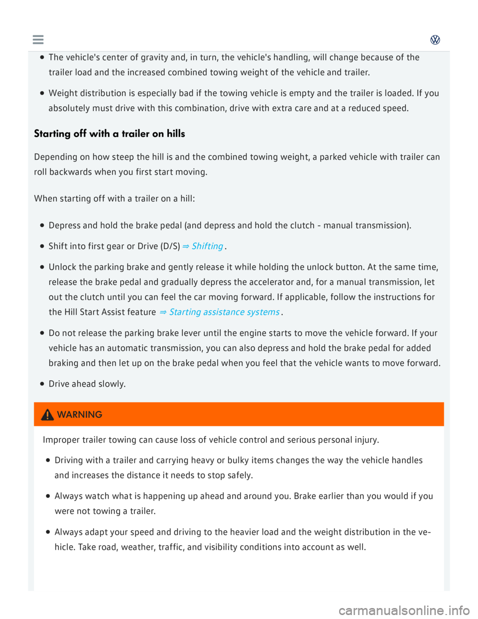 VOLKSWAGEN GOLF 2018  Owners Manual 
