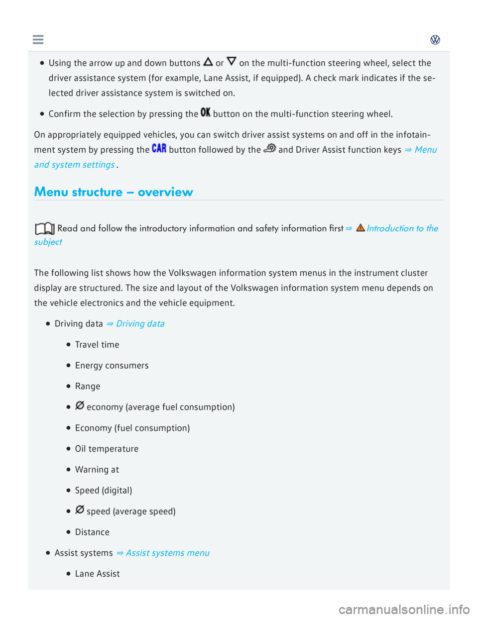 VOLKSWAGEN GOLF 2018 Service Manual 