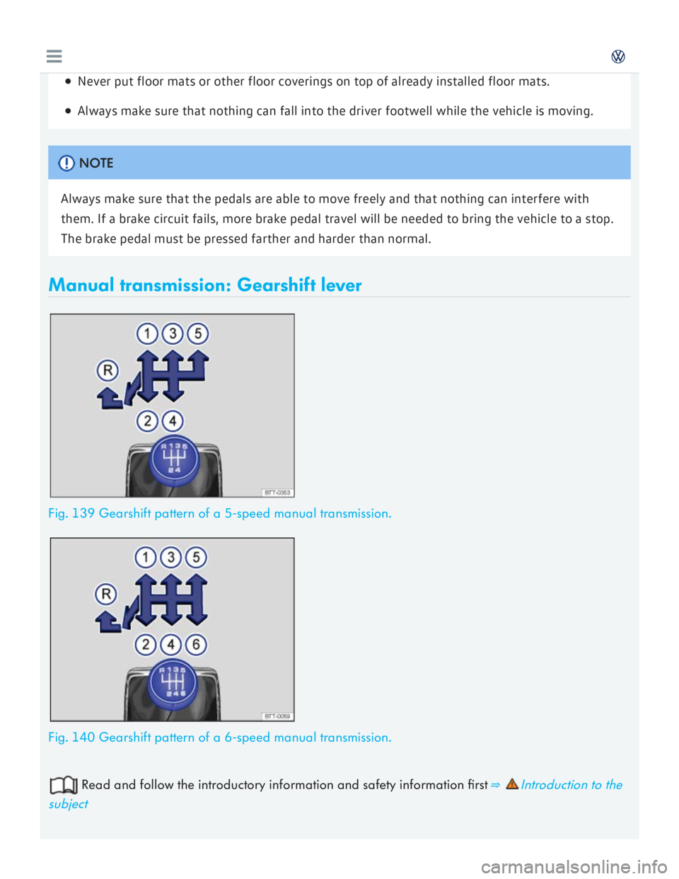 VOLKSWAGEN GOLF 2018  Owners Manual 