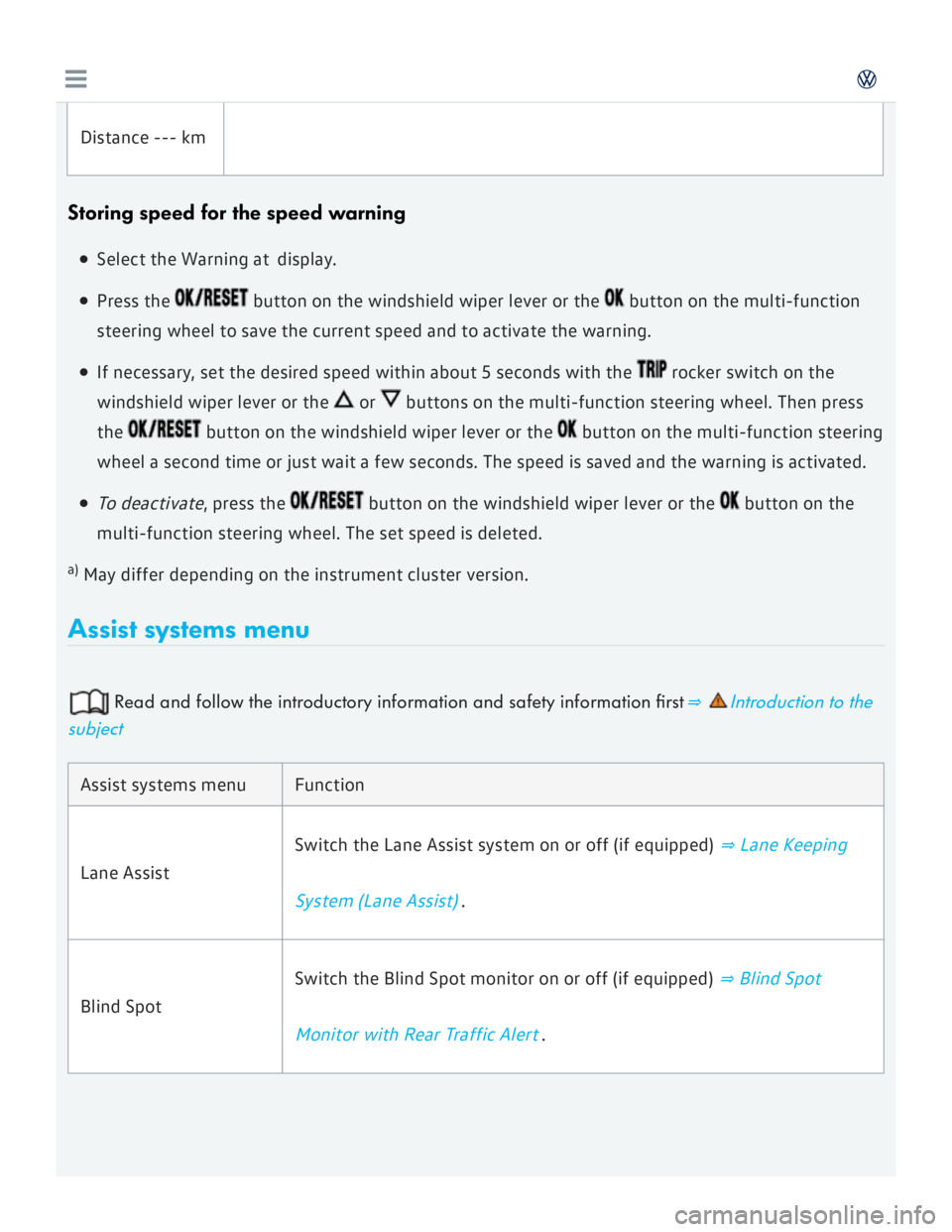VOLKSWAGEN GOLF 2018 Service Manual 