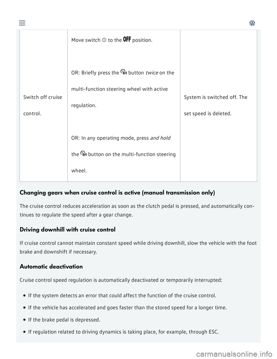 VOLKSWAGEN GOLF 2018 Owners Manual VOLKSWAGEN GOLF 2018 Owners Manual