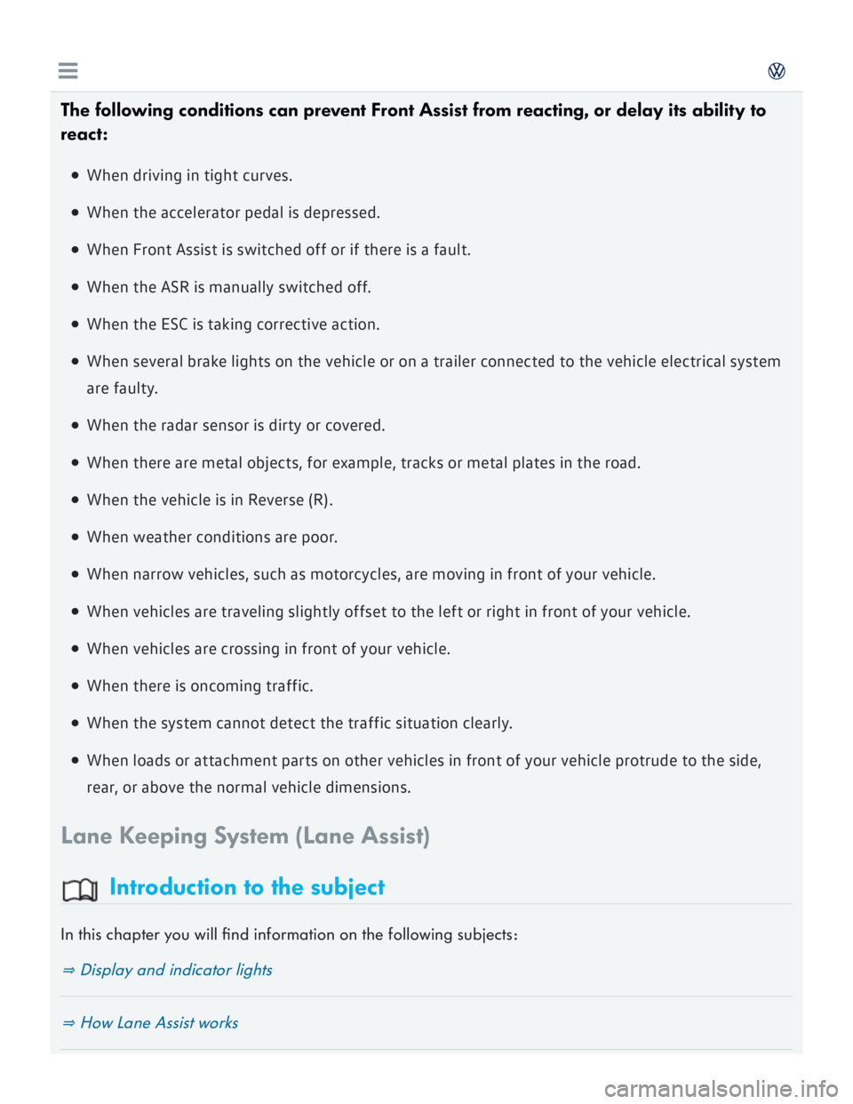 VOLKSWAGEN GOLF 2018 Owners Manual VOLKSWAGEN GOLF 2018 Owners Manual