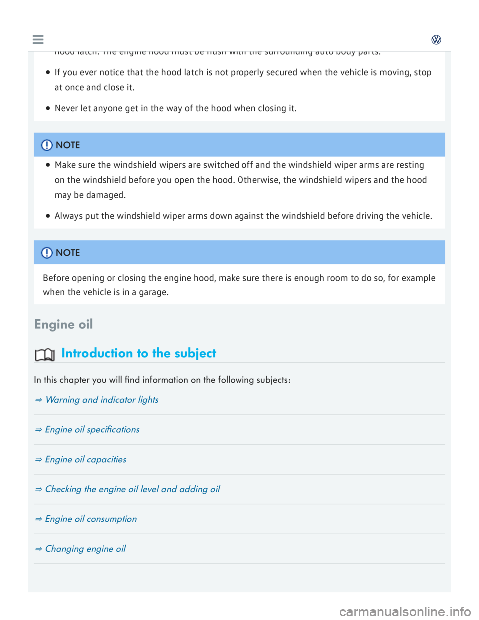 VOLKSWAGEN GOLF 2018  Owners Manual 
