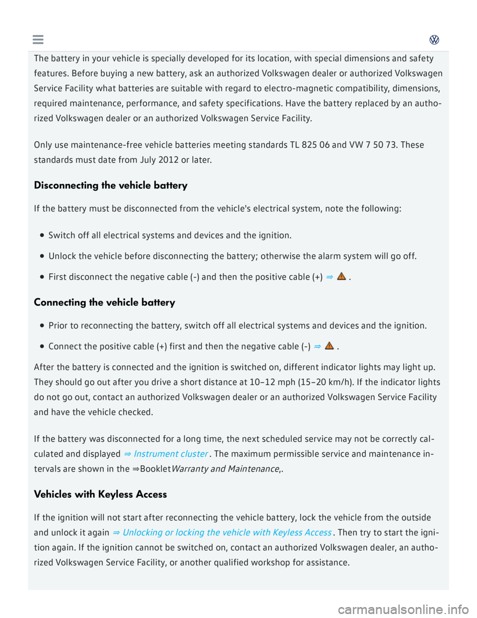 VOLKSWAGEN GOLF 2018  Owners Manual 