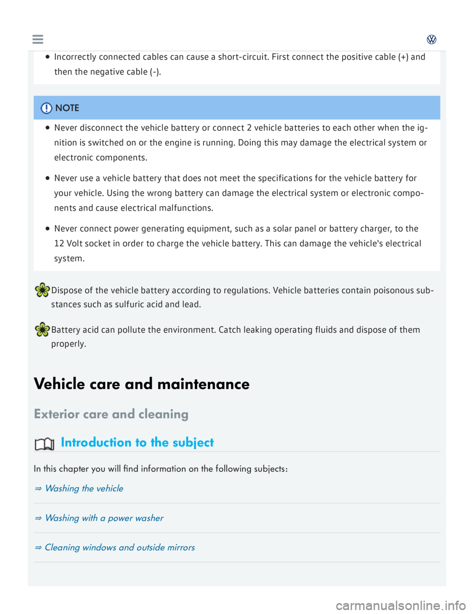 VOLKSWAGEN GOLF 2018  Owners Manual 
