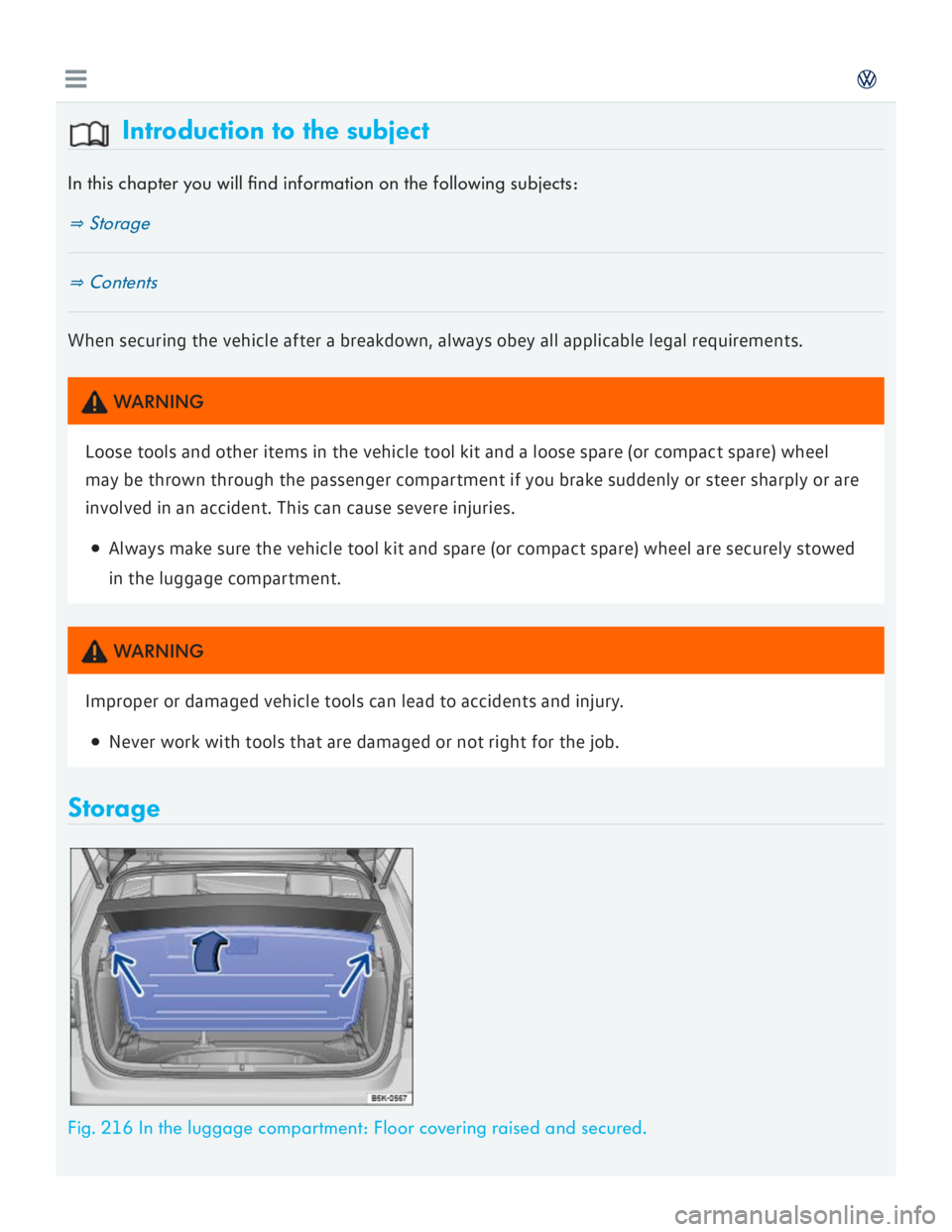 VOLKSWAGEN GOLF 2018  Owners Manual 