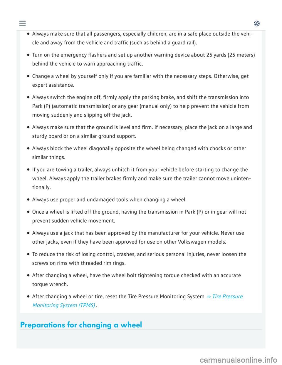 VOLKSWAGEN GOLF 2018  Owners Manual 