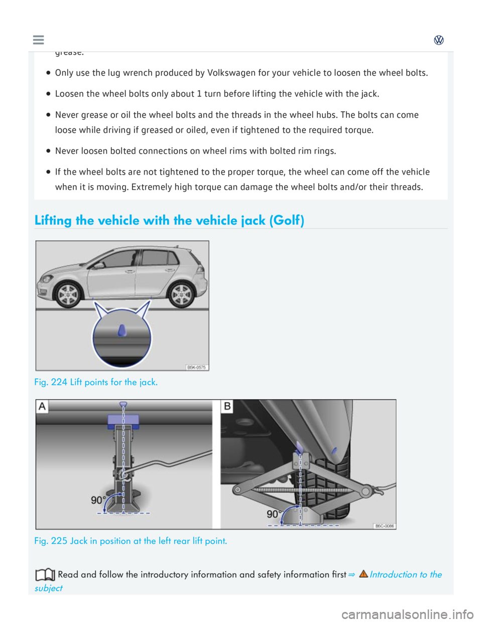 VOLKSWAGEN GOLF 2018 Owners Manual VOLKSWAGEN GOLF 2018 Owners Manual