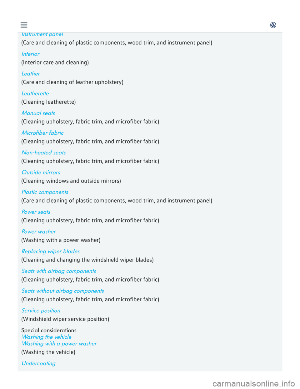 VOLKSWAGEN GOLF 2018  Owners Manual 
