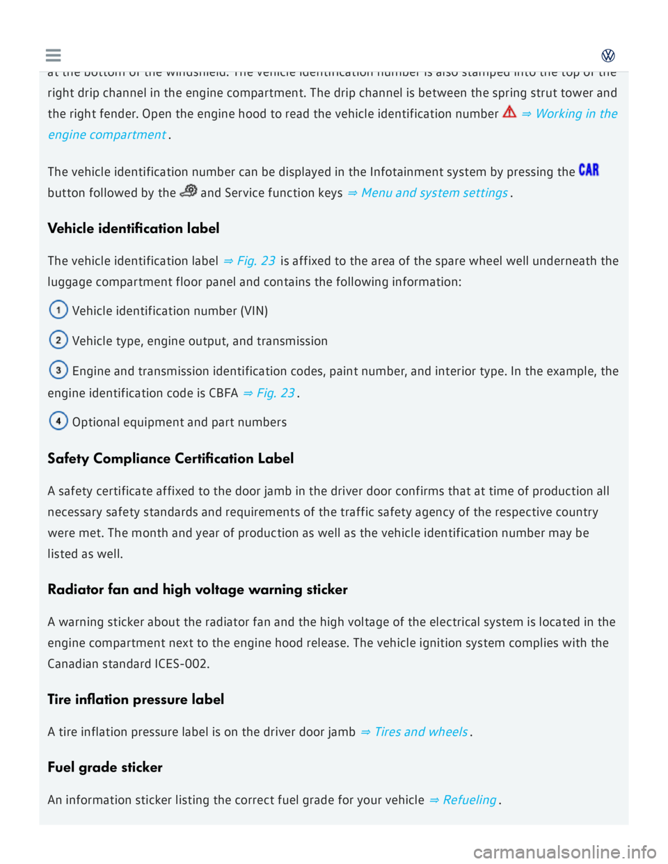 VOLKSWAGEN GOLF 2018 Manual Online VOLKSWAGEN GOLF 2018 Manual Online
