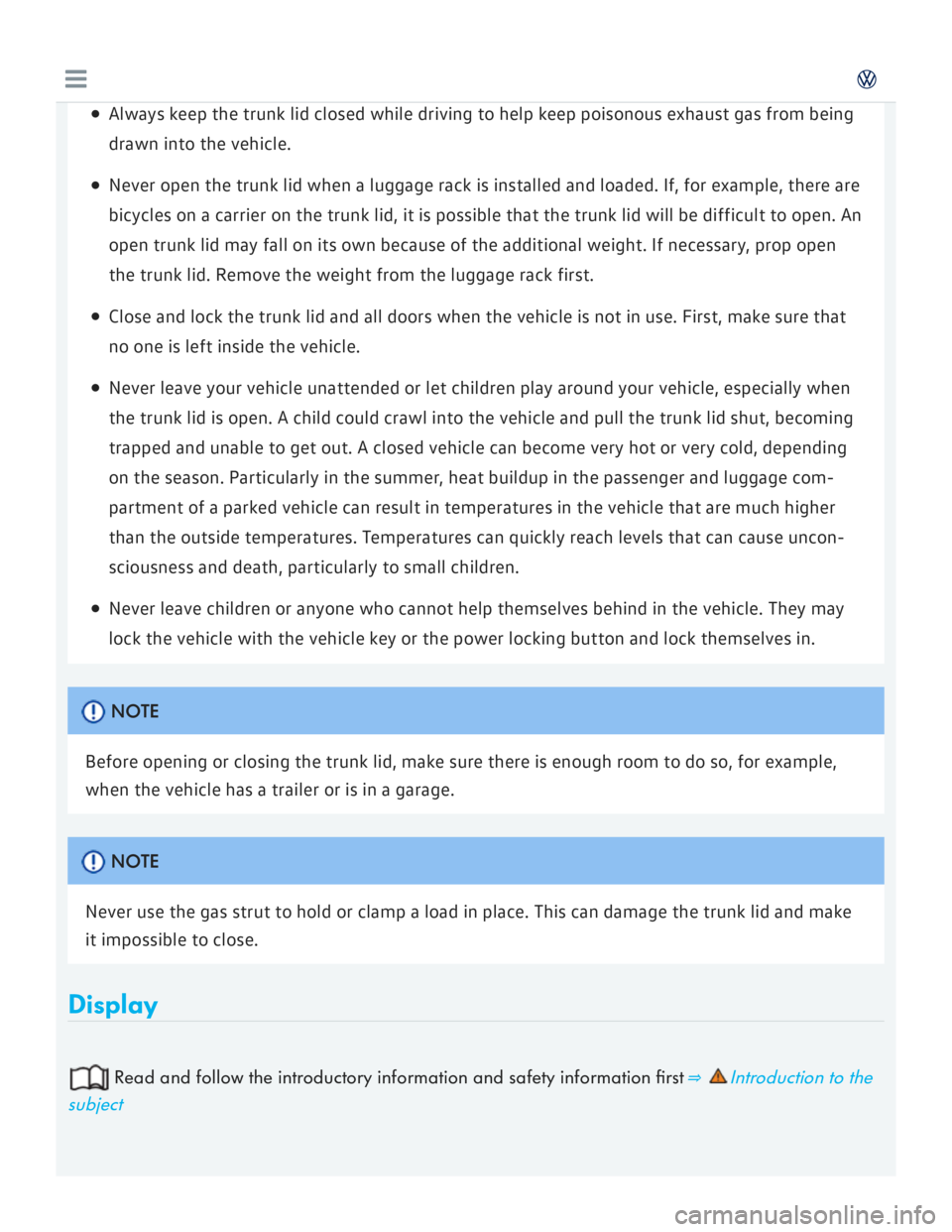 VOLKSWAGEN GOLF 2017 Owners Manual VOLKSWAGEN GOLF 2017 Owners Manual