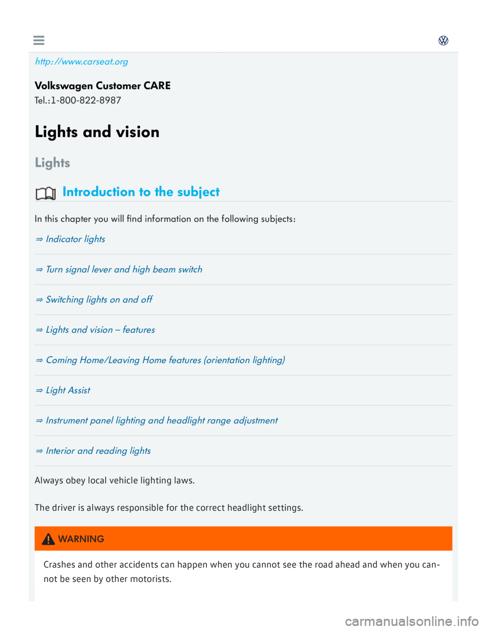 VOLKSWAGEN GOLF 2017 Owners Manual VOLKSWAGEN GOLF 2017 Owners Manual
