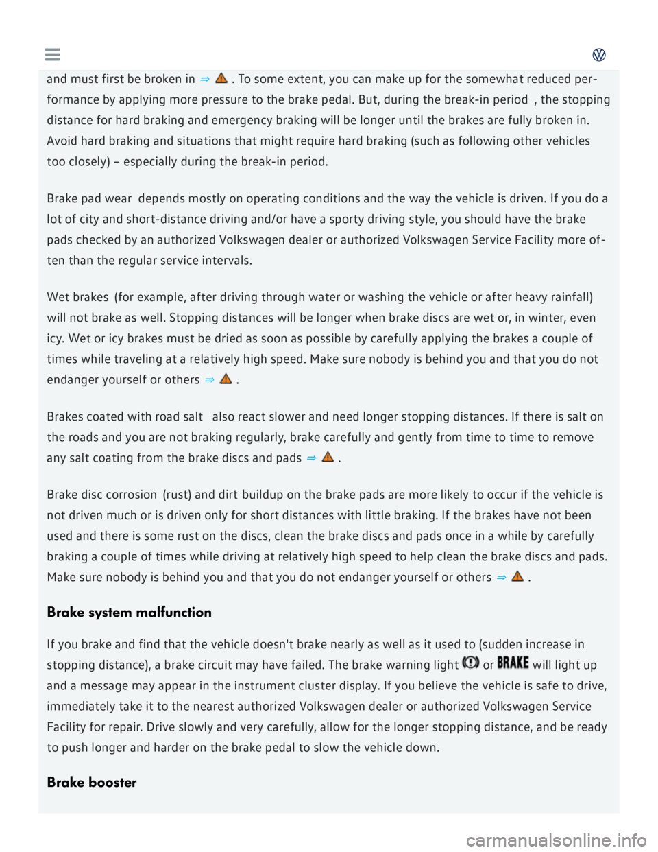VOLKSWAGEN GOLF 2017  Owners Manual 