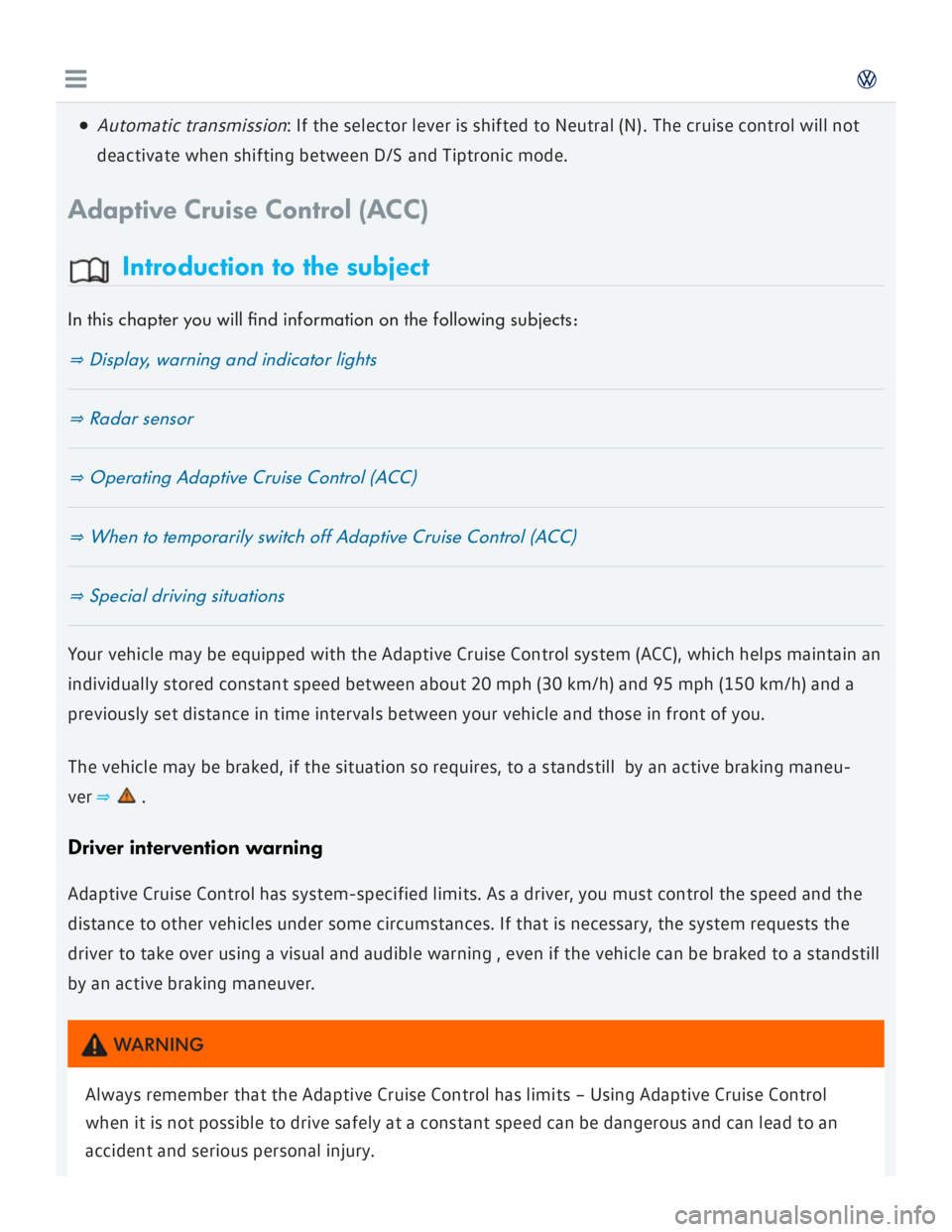 VOLKSWAGEN GOLF 2017 Owners Manual VOLKSWAGEN GOLF 2017 Owners Manual