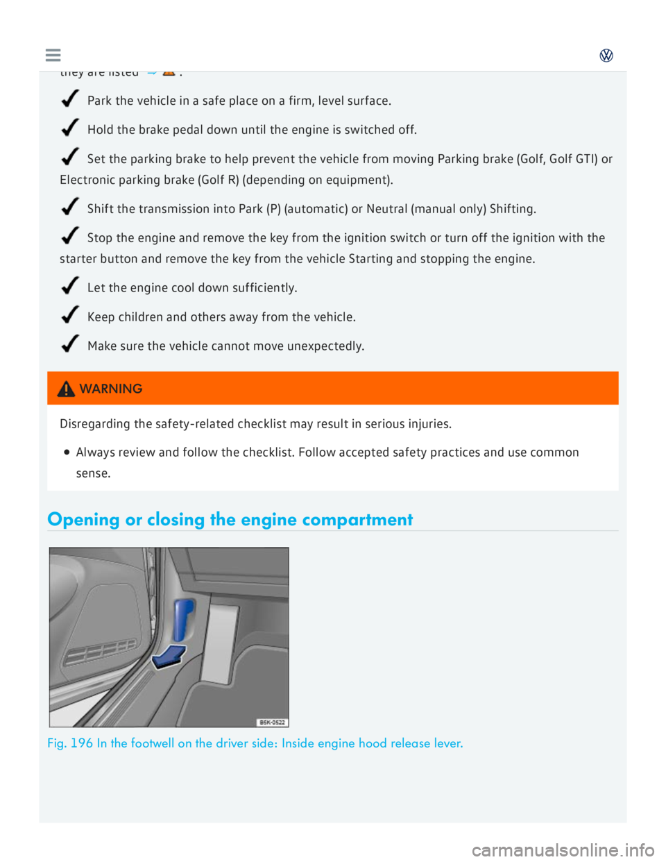 VOLKSWAGEN GOLF 2017 Owners Manual VOLKSWAGEN GOLF 2017 Owners Manual