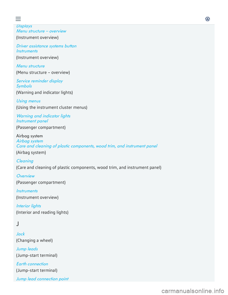 VOLKSWAGEN GOLF 2017  Owners Manual 