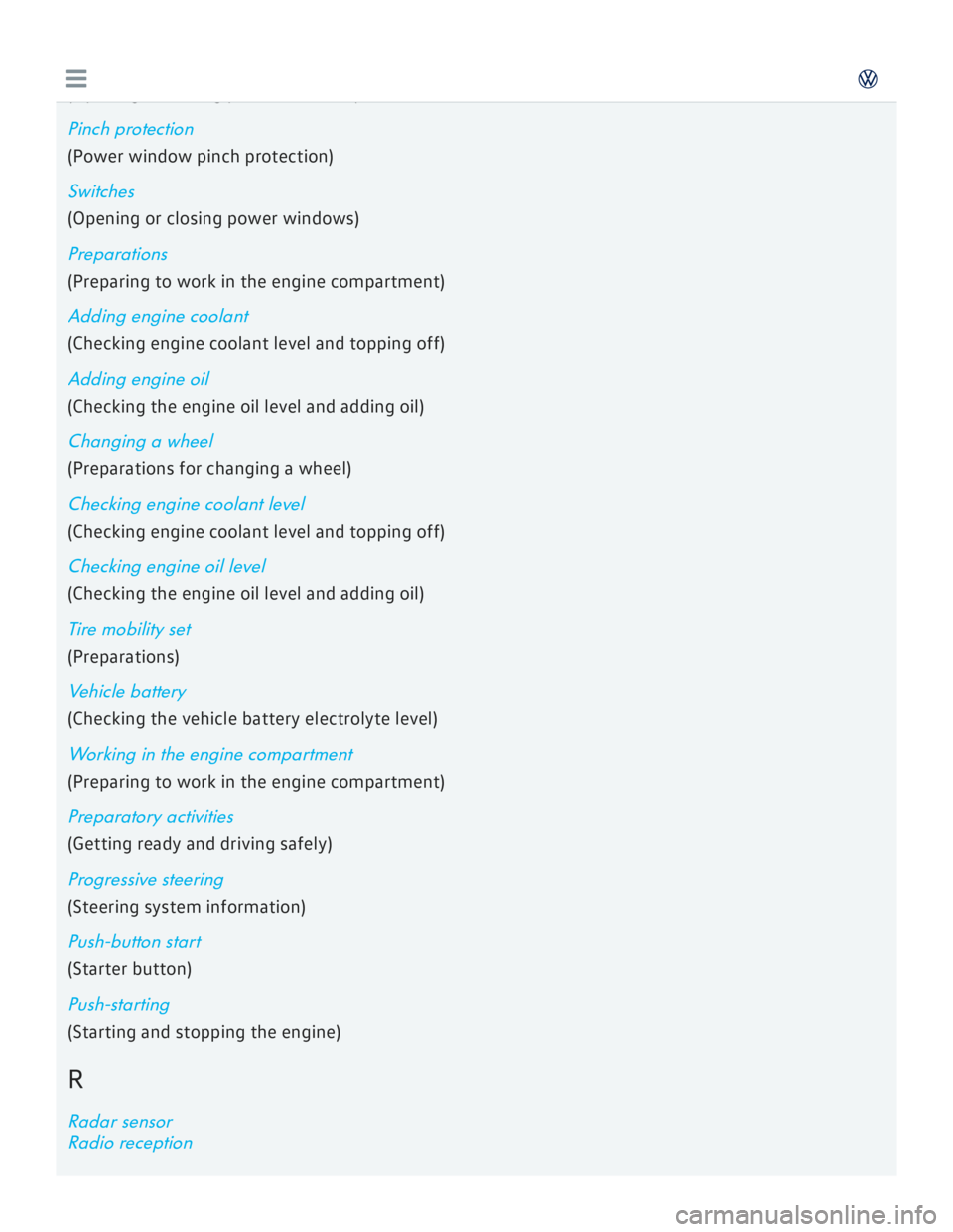 VOLKSWAGEN GOLF 2017  Owners Manual 