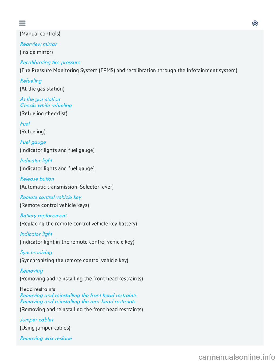 VOLKSWAGEN GOLF 2017  Owners Manual 