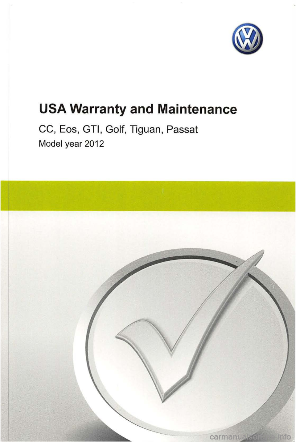 VOLKSWAGEN GOLF 2010 Owners Manual VOLKSWAGEN GOLF 2010 Owners Manual