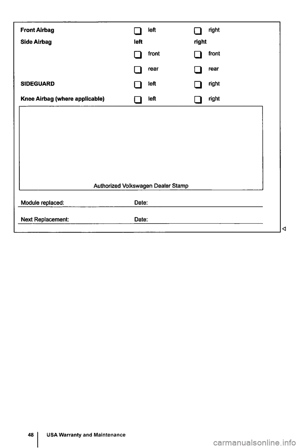 VOLKSWAGEN GOLF 2010  Owners Manual 