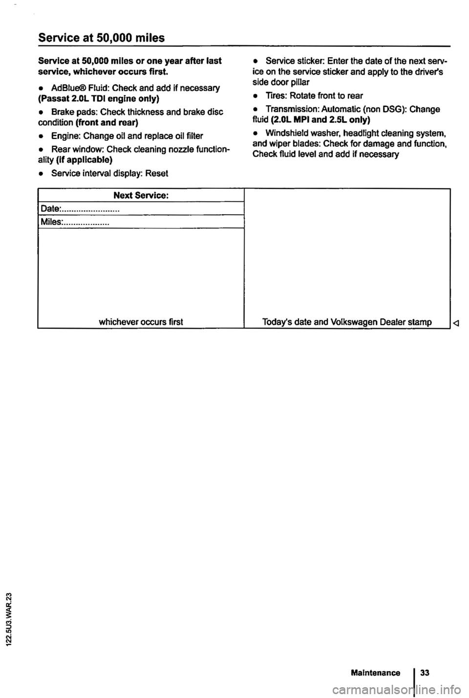 VOLKSWAGEN GOLF 2009  Owners Manual Service at  