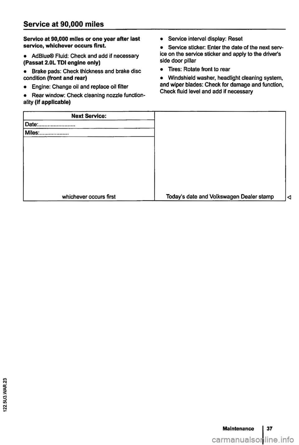 VOLKSWAGEN GOLF 2009  Owners Manual Service at  