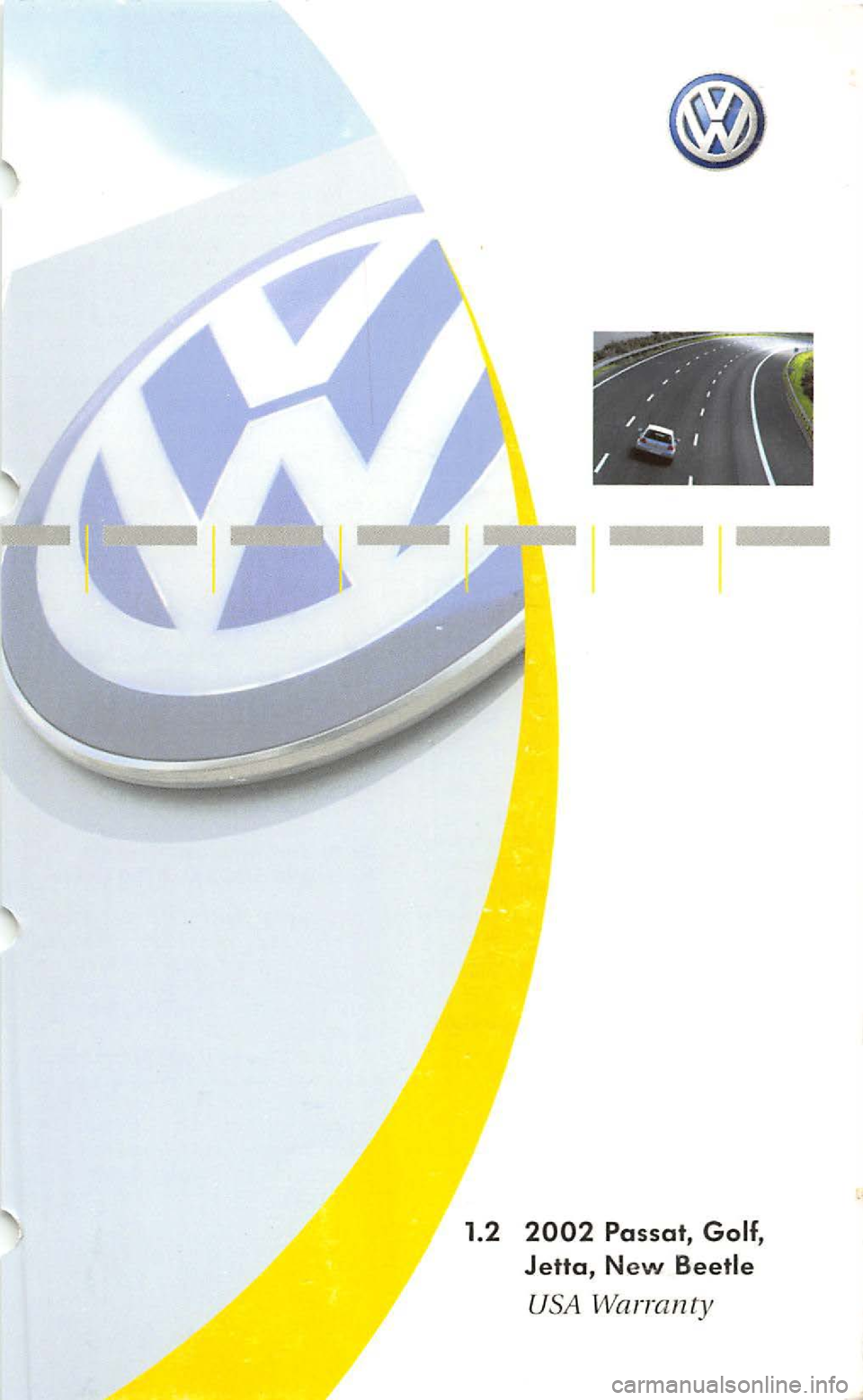 VOLKSWAGEN GOLF 2003 Repair Manual 1.2  