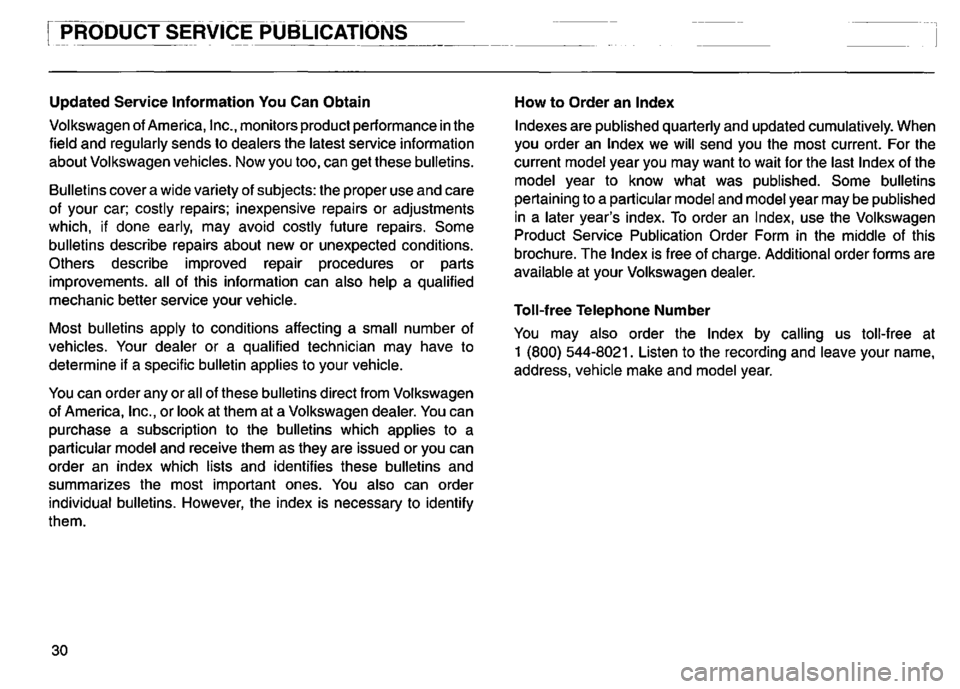 VOLKSWAGEN GOLF 1997  Owners Manual 