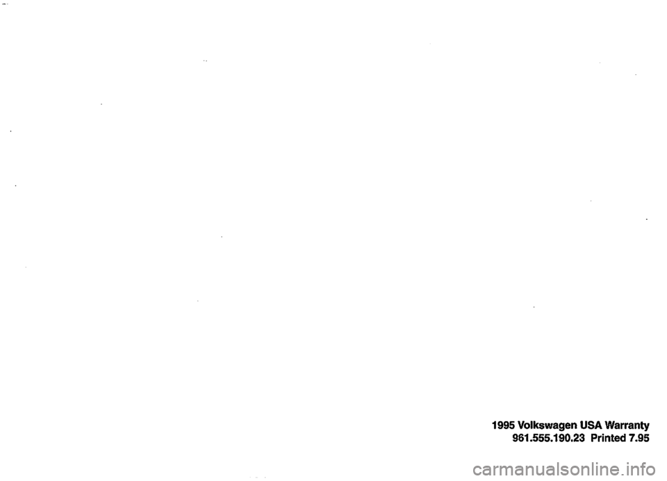 VOLKSWAGEN GOLF 1997  Owners Manual 