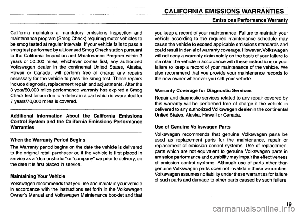 VOLKSWAGEN GOLF 1994 Owners Manual VOLKSWAGEN GOLF 1994 Owners Manual