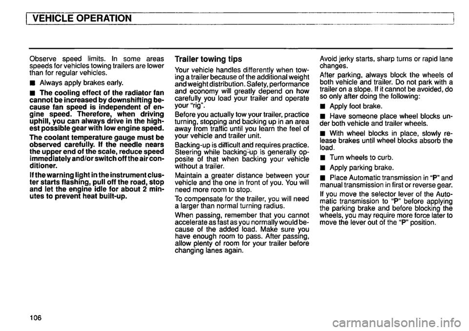 VOLKSWAGEN GOLF 1992  Owners Manual 