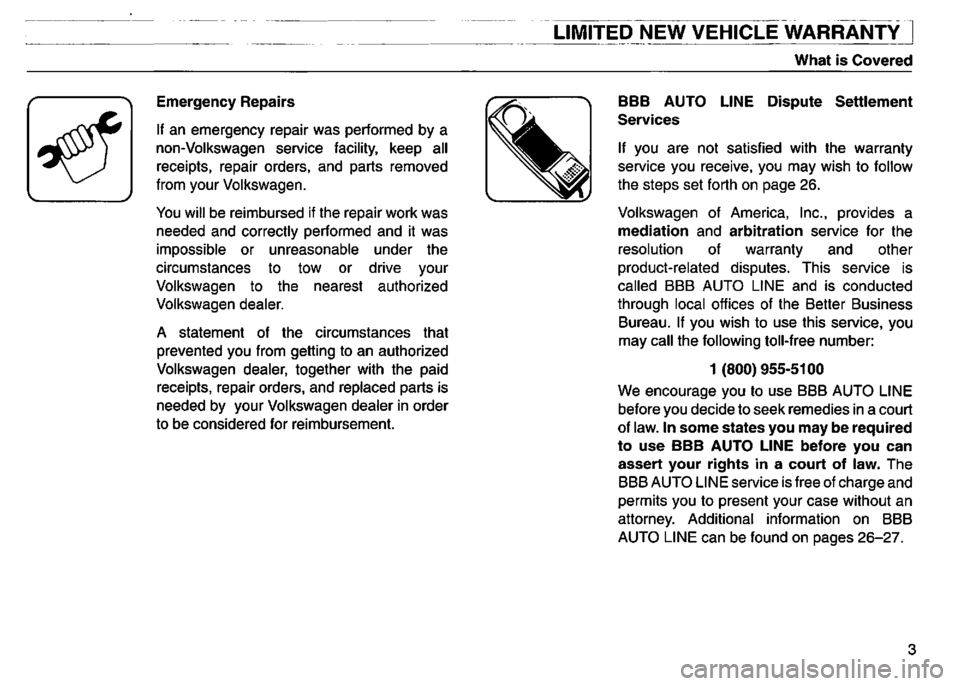 VOLKSWAGEN GOLF 1992 Owners Manual VOLKSWAGEN GOLF 1992 Owners Manual