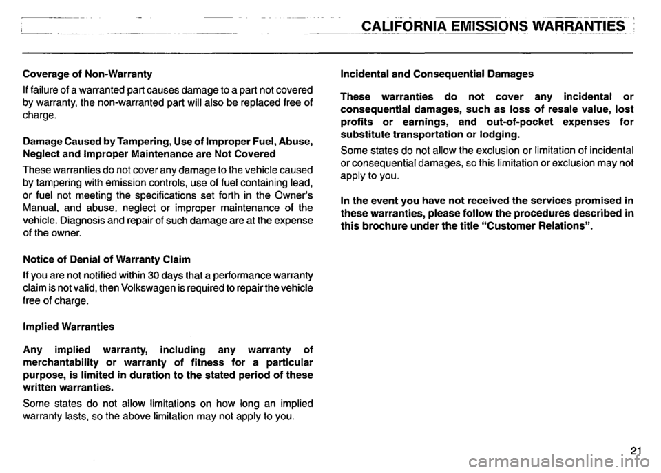 VOLKSWAGEN GOLF 1992 Owners Manual VOLKSWAGEN GOLF 1992 Owners Manual