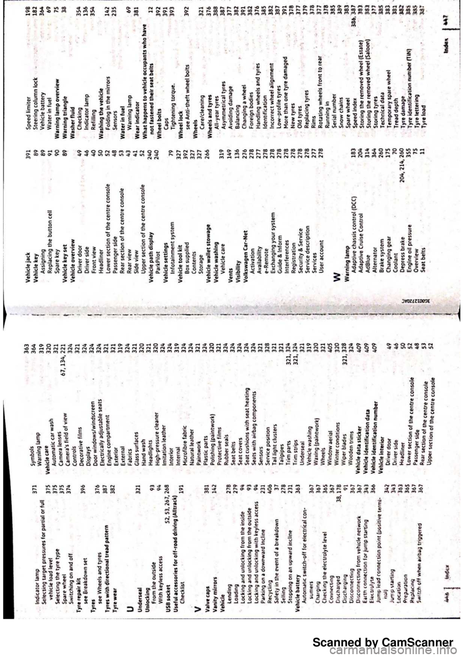VOLKSWAGEN PASSAT B8 2016 Owners Manual Scanned by CamScanner VOLKSWAGEN PASSAT B8 2016 Owners Manual Scanned by CamScanner