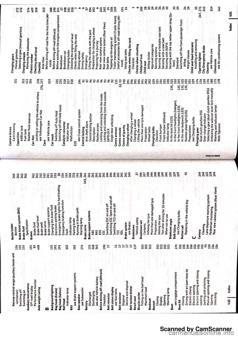 VOLKSWAGEN PASSAT 2019 Owners Manual Scanned by CamScanner VOLKSWAGEN PASSAT 2019 Owners Manual Scanned by CamScanner