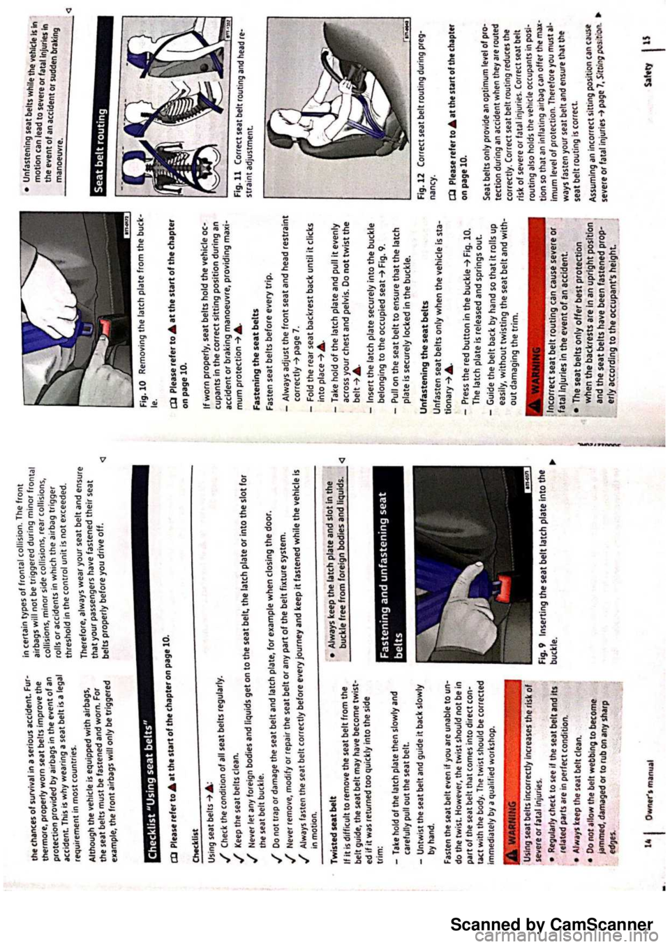 VOLKSWAGEN PASSAT 2018 Owners Manual Scanned by CamScanner VOLKSWAGEN PASSAT 2018 Owners Manual Scanned by CamScanner