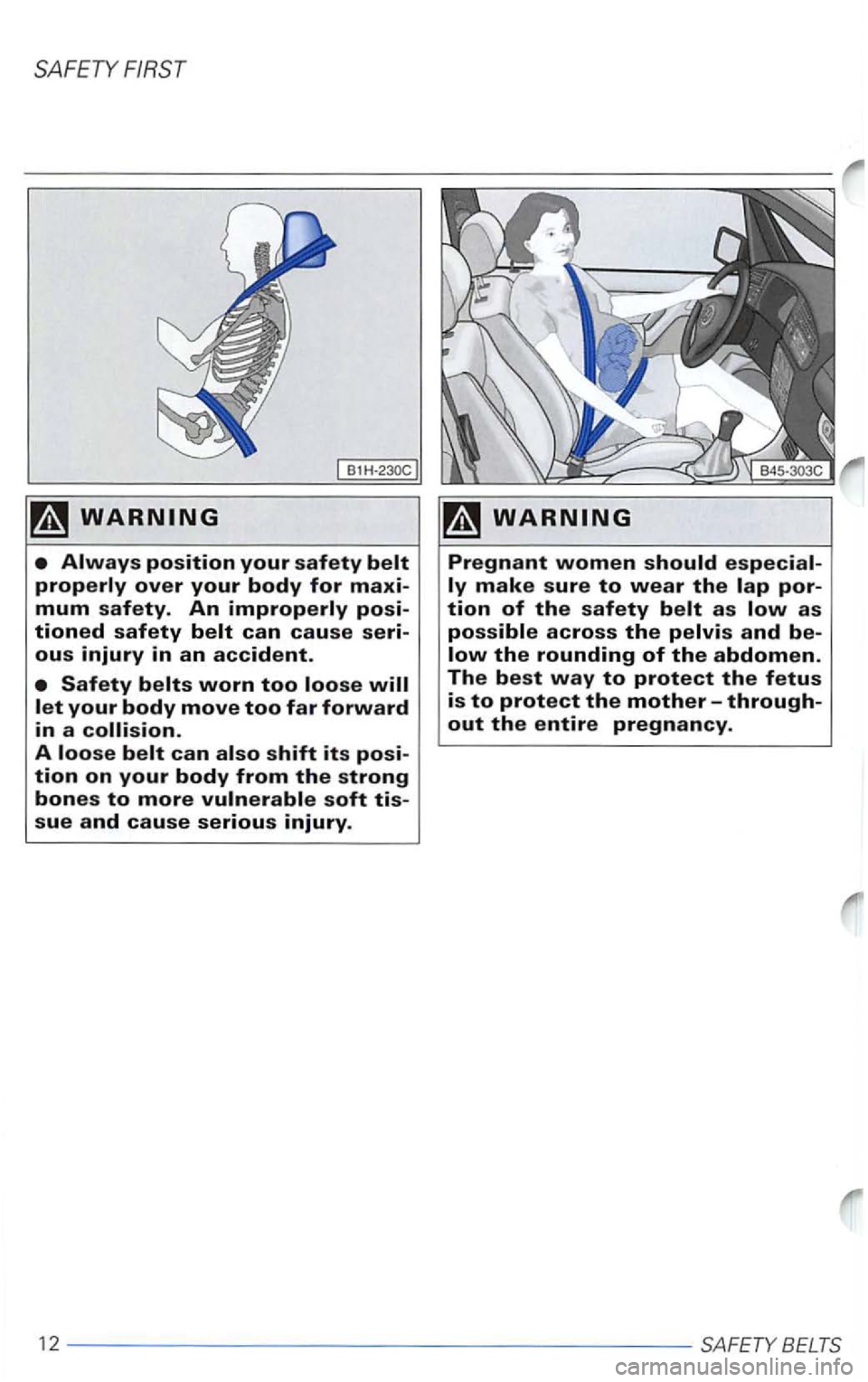 VOLKSWAGEN PASSAT 2003  Owners Manual 