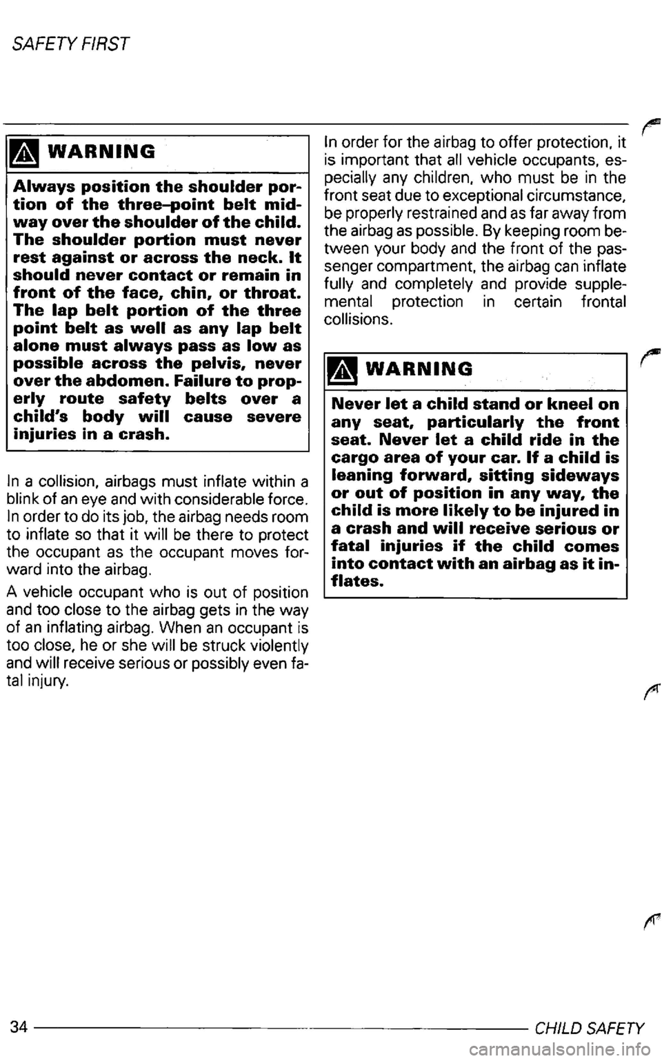 VOLKSWAGEN PASSAT 2002  Owners Manual 