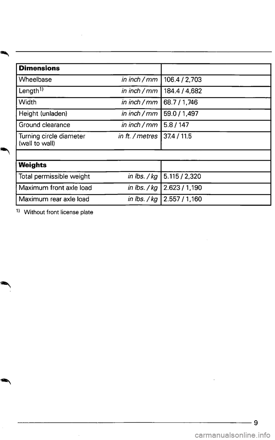 VOLKSWAGEN PASSAT 2002  Owners Manual 