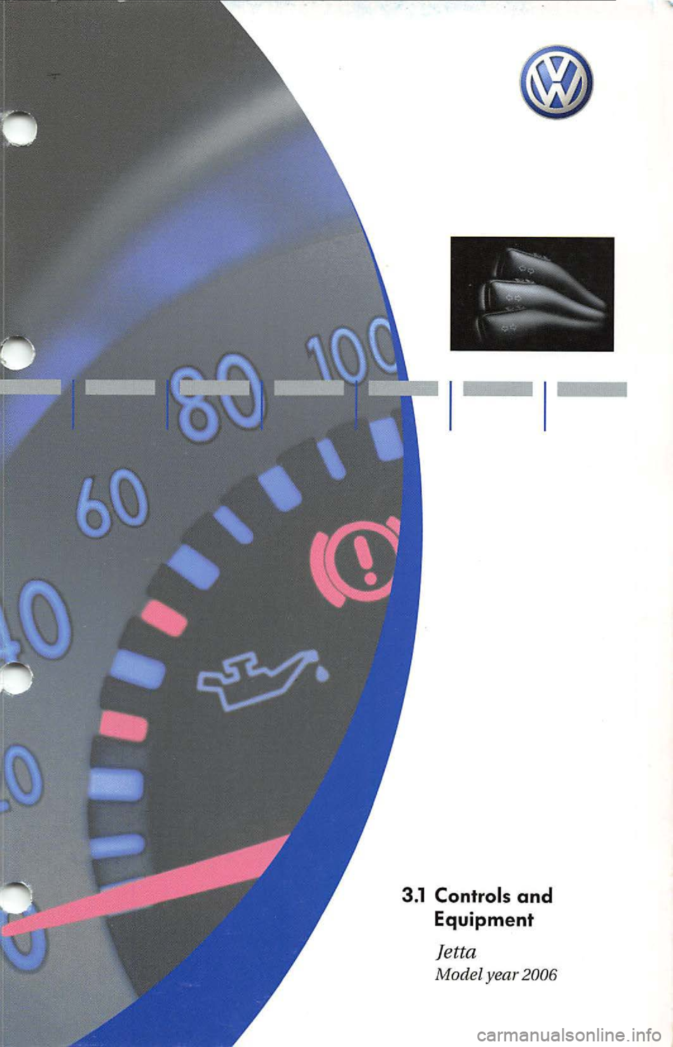 VOLKSWAGEN JETTA 2009  Owners Manual 3.1  Controls  and 
Equipment 
Je tt a 
Mode l year  2006  