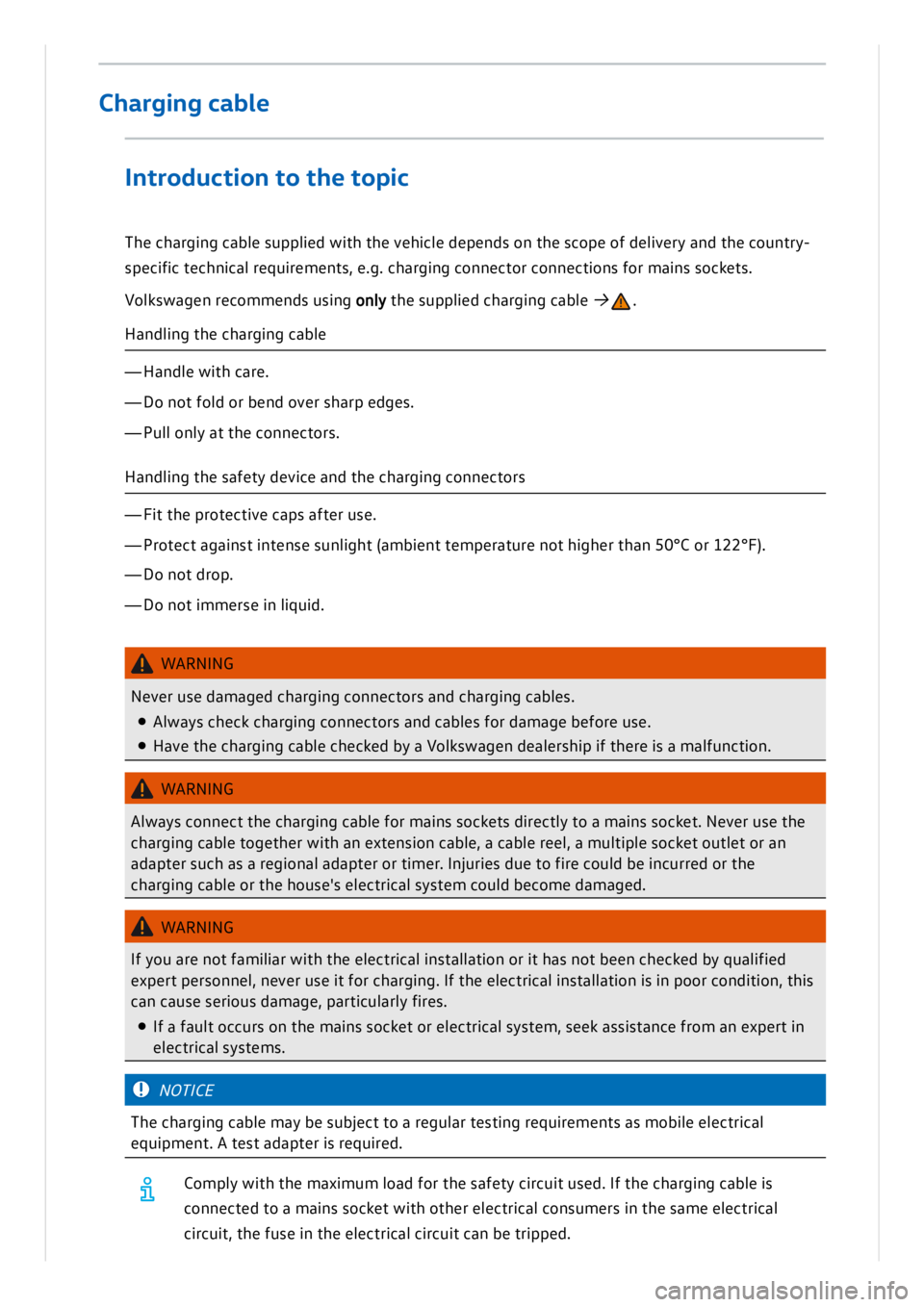 VOLKSWAGEN ID.3 2021  Owners Manual 
