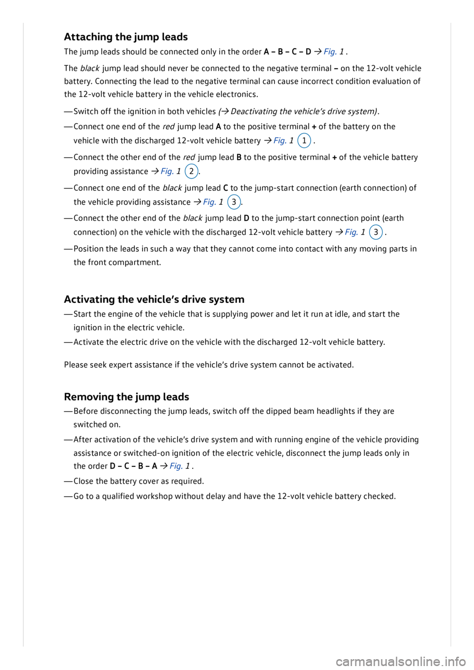 VOLKSWAGEN ID.3 2021  Owners Manual 