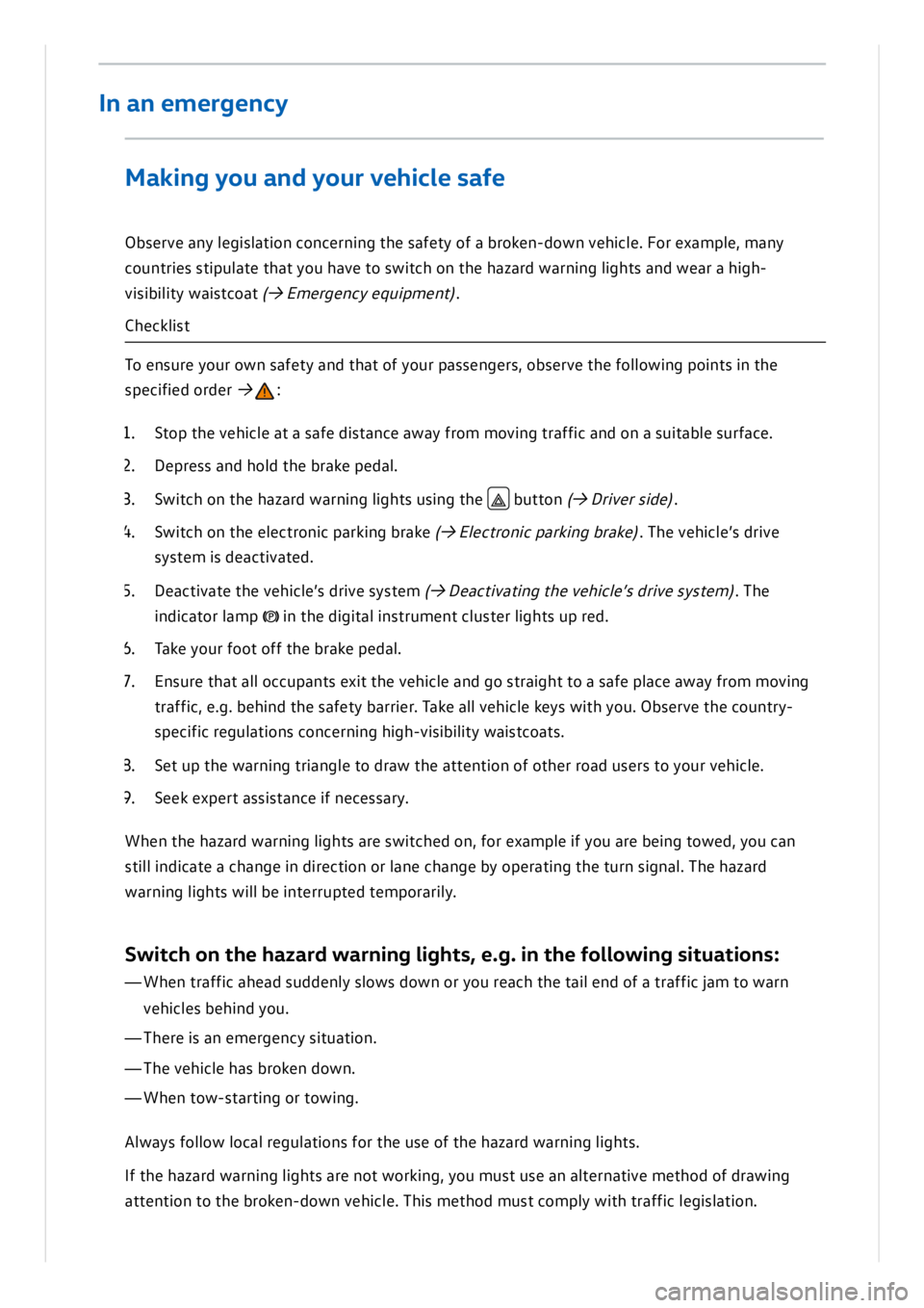 VOLKSWAGEN ID.3 2019 Owners Manual VOLKSWAGEN ID.3 2019 Owners Manual