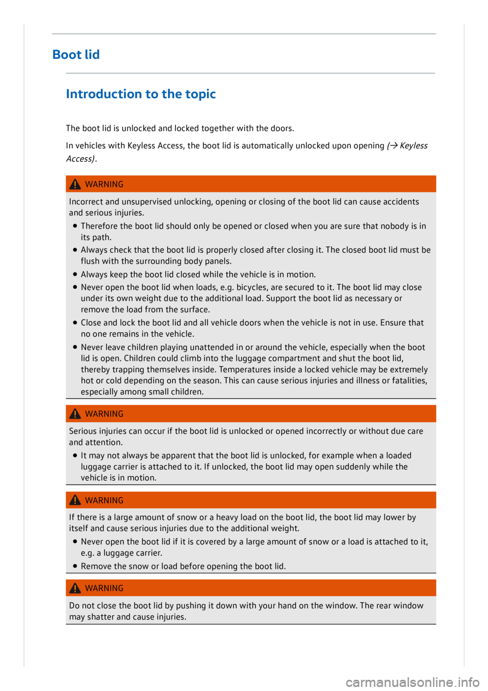 VOLKSWAGEN ID.3 2019 Owners Manual VOLKSWAGEN ID.3 2019 Owners Manual