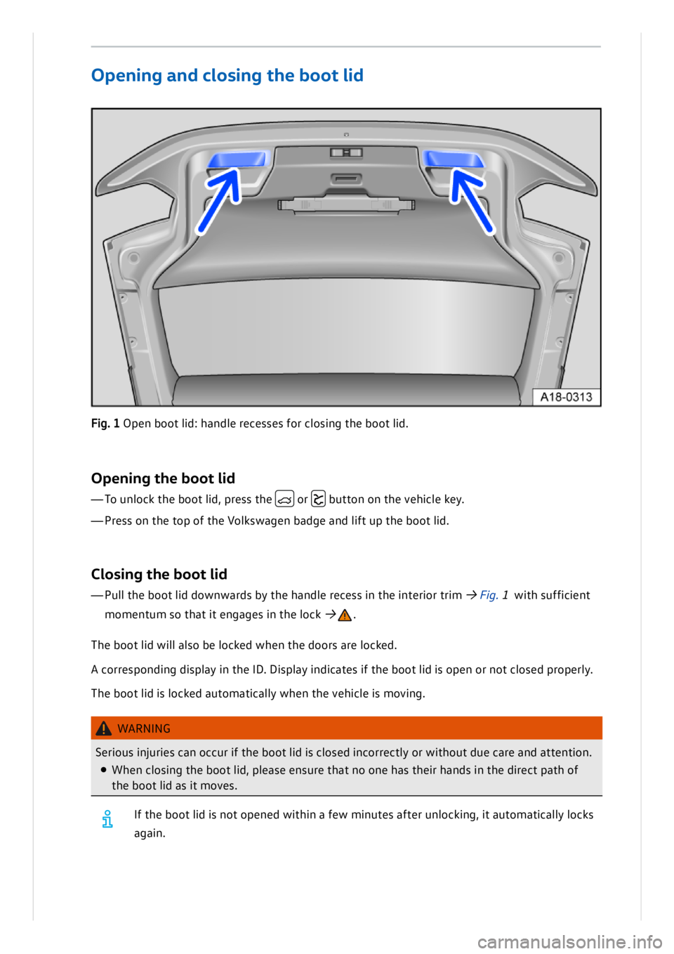 VOLKSWAGEN ID.3 2019 Owners Manual VOLKSWAGEN ID.3 2019 Owners Manual