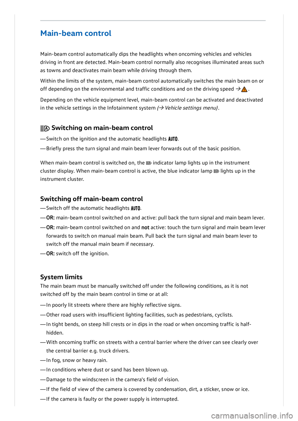 VOLKSWAGEN ID.3 2019 Owners Manual VOLKSWAGEN ID.3 2019 Owners Manual