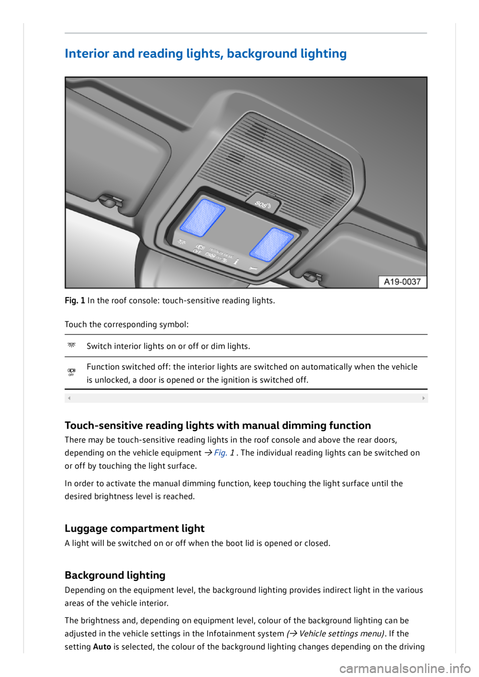 VOLKSWAGEN ID.3 2019 Owners Manual VOLKSWAGEN ID.3 2019 Owners Manual